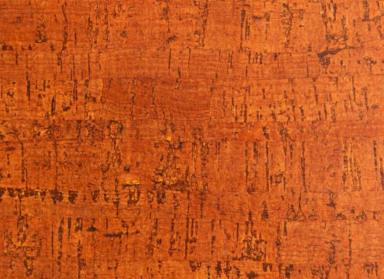 Close-up of cork sound insulation material for floors and walls